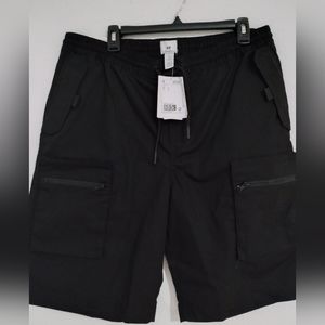 H&M Black Men's Cargo Shorts